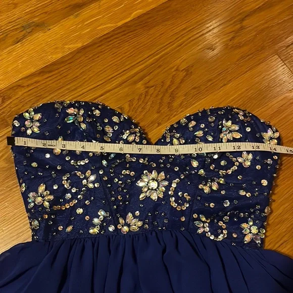 B.Darlin Strapless Dress Size 7/8 - Picture 10 of 12